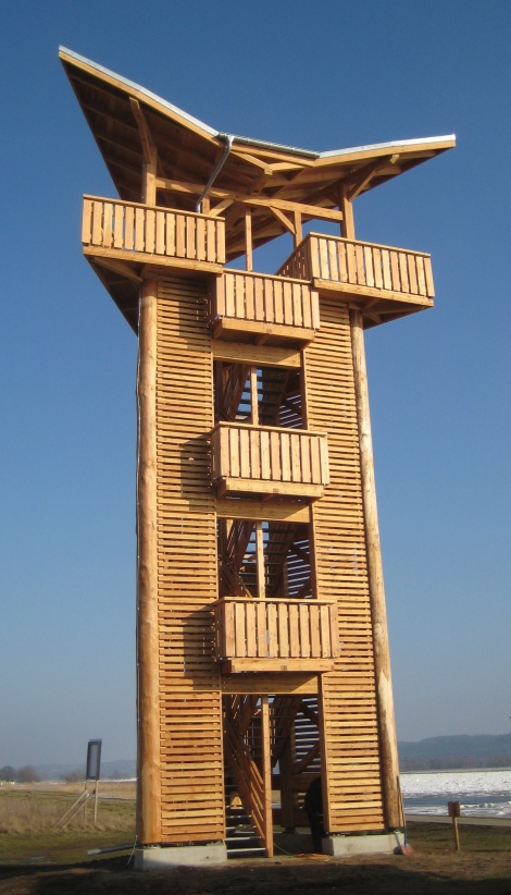 Neuer Beobachtungsturm bei Stützkow, Foto: M.Voigt