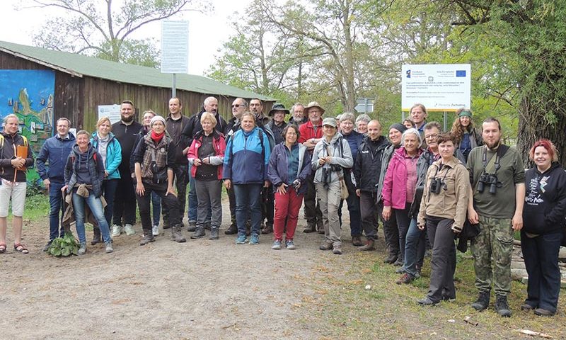 Deutsche und polnische Naturschützer auf der Ehrenamtsveranstaltung am 14.05.2022 | Foto: Roland Schulz